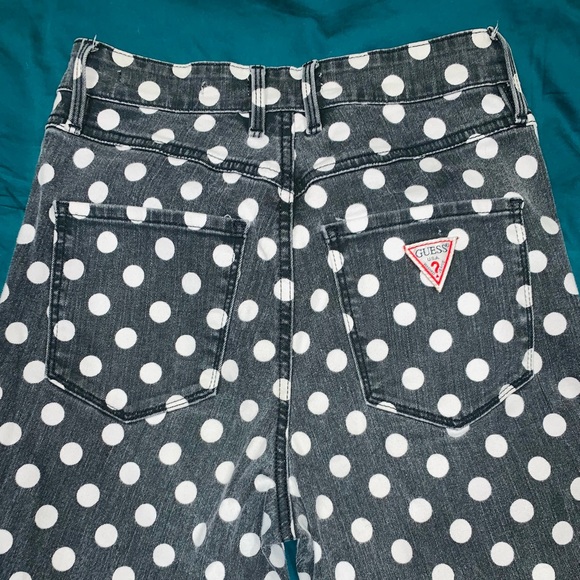 ❓GUESS❓ 1981 Super Highrise Skinny Cropped Jeans - Picture 1 of 3